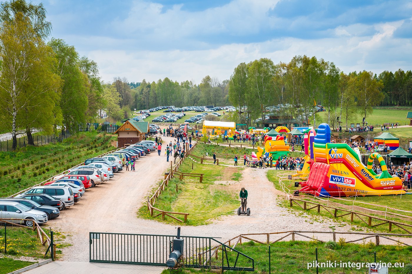 Piknik integracyjny -panorama